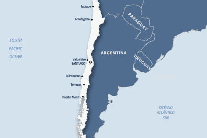 chile map