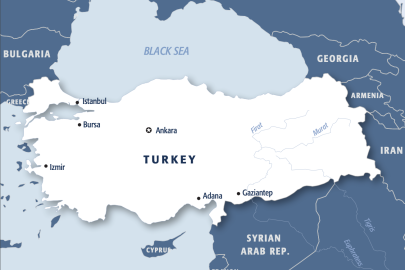 turkey map