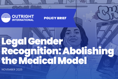 Legal gender recognition cover